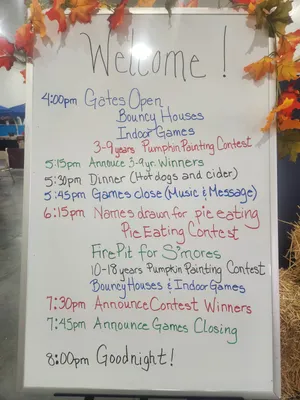 Harvest Festival venue outline and layout