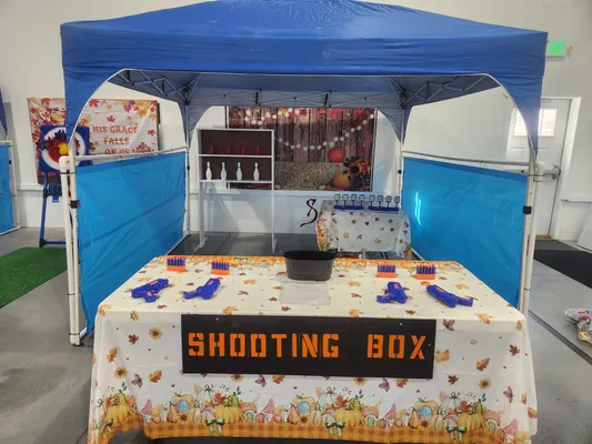 Shooting box game at Harvest Festival