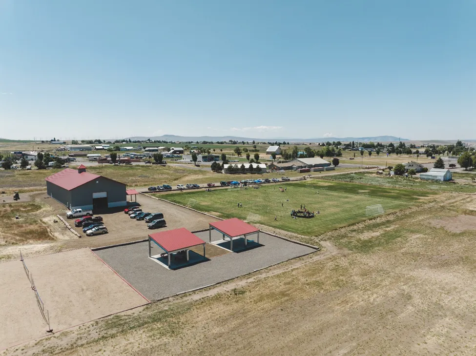 Overhead view of the Epic Youth Center facilities